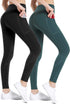High Waisted Tummy Control Leggings-Yoga-Pants with Pockets Leggings for Women Workout Squat Proof Tights